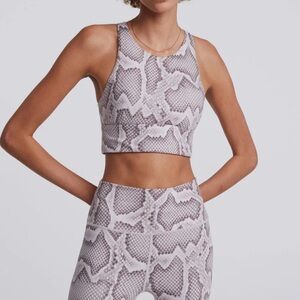 Varley Move Kellam Bra - Alabaster Python